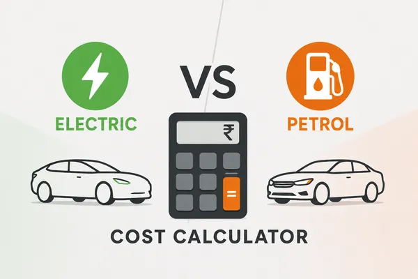 EV vs Petrol Cost Calculator